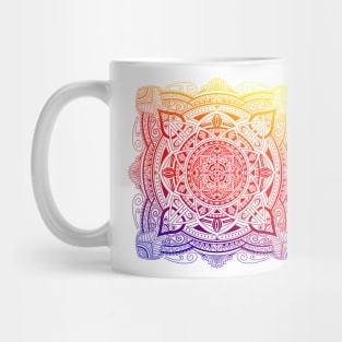 Colorful Gradient Mandala Mug